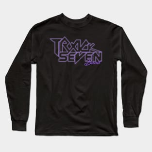 Purple See Through Track Seven Band Logo Long Sleeve T-Shirt